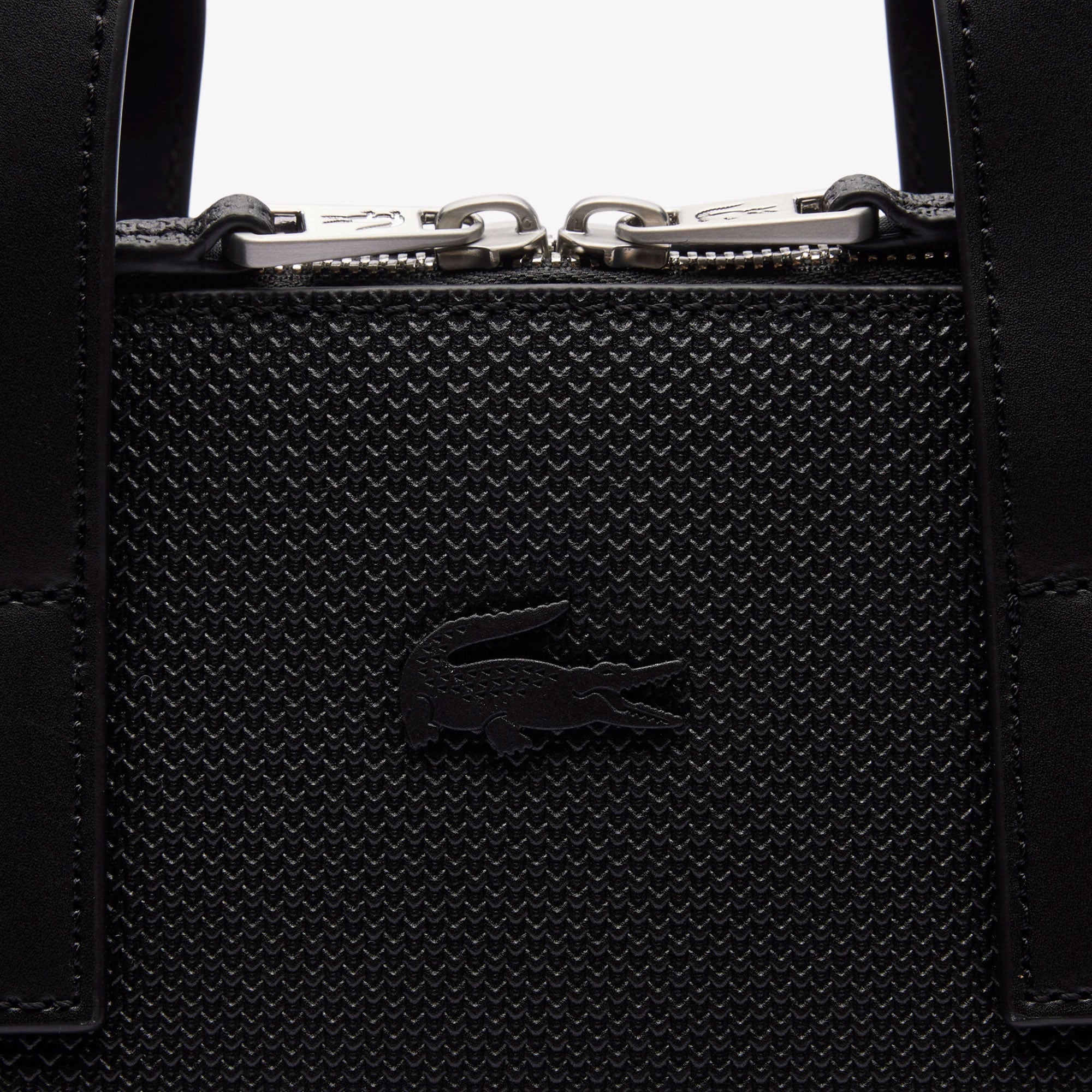 Lacoste Chantaco Erkek Deri Siyah Laptop Çantası