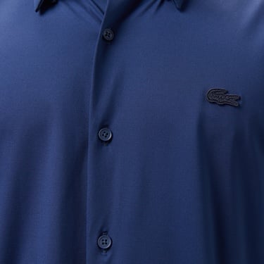  Lacoste Erkek Slim Fit Lacivert Gömlek