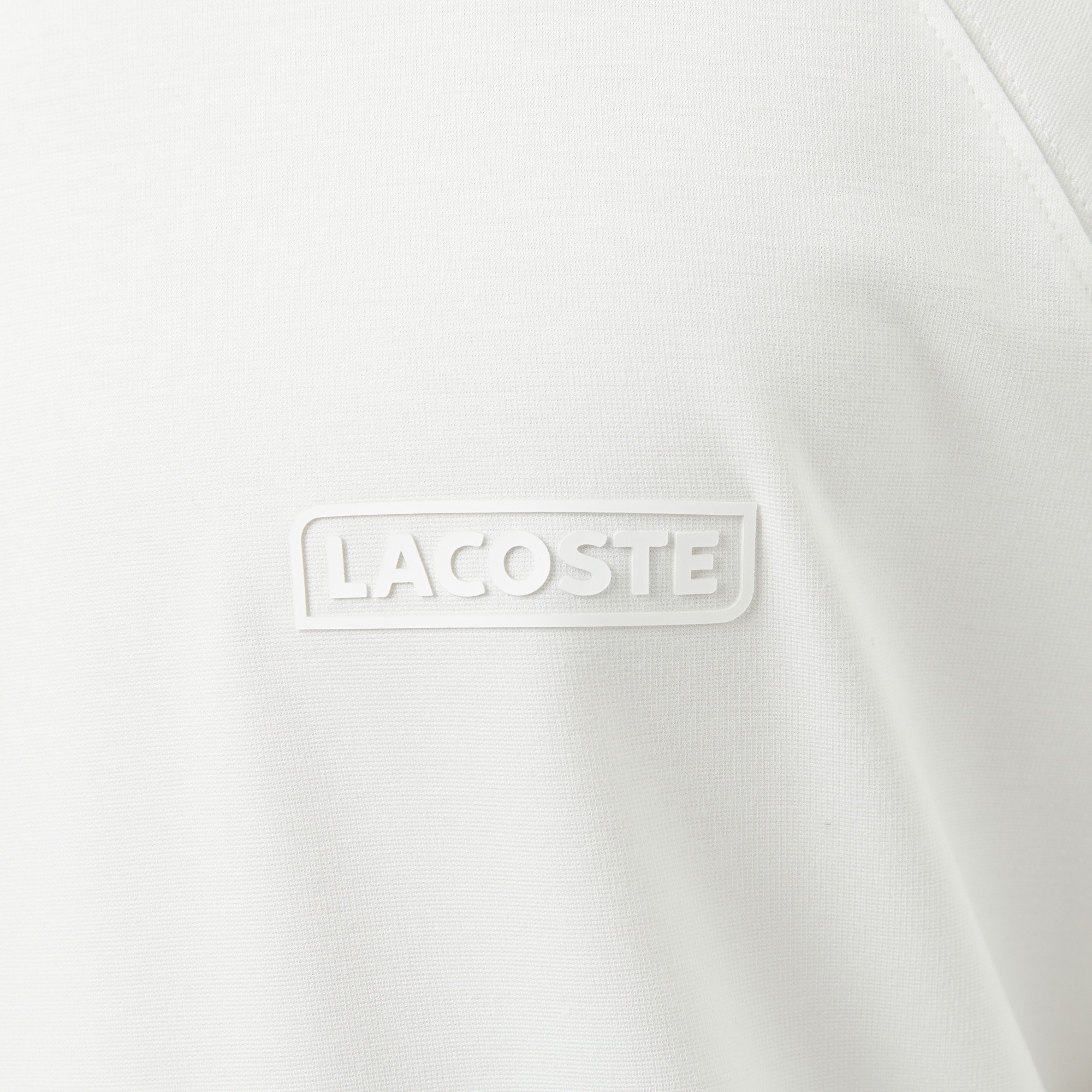 Lacoste Erkek Oversize Fit Bisiklet Yaka Beyaz T-Shirt