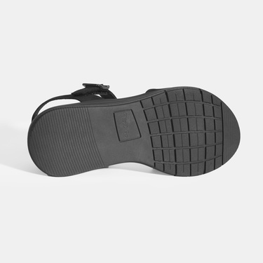  Selinna Siyah Kadın DesaComfort Deri Sandalet