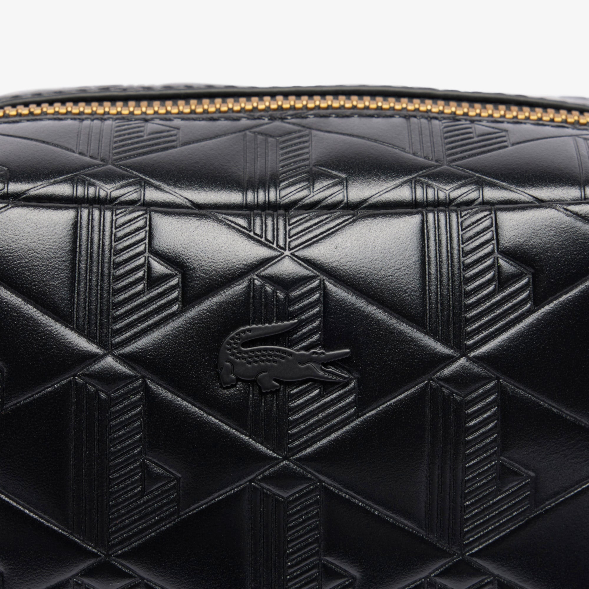 Maheki Kadın Monogram Deri  Siyah Postacı Çantası