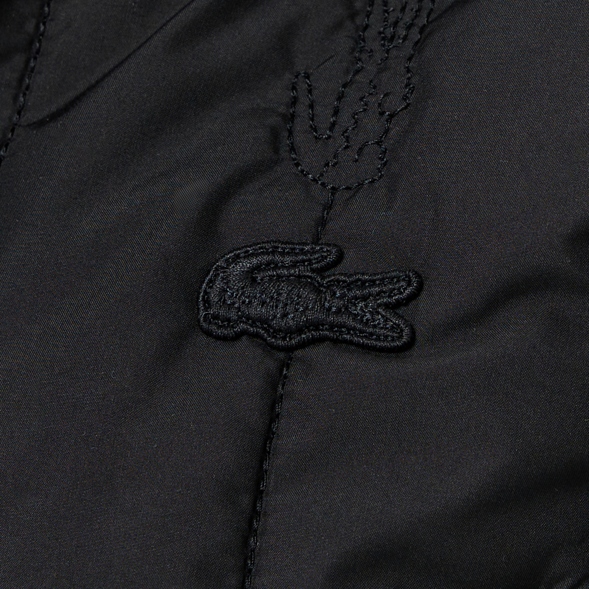 Lacoste Kadın Regular Fit Dik Yaka Kapitone Siyah Yelek