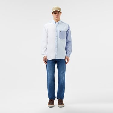  Lacoste Erkek Koyu Mavi Jean Pantolon