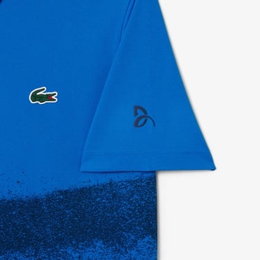  Lacoste Sport X Novak Djokovic Erkek Regular Fit Baskılı Lacivert Polo