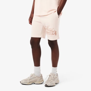  Erkek Regular Fit Baskılı Bej Şort