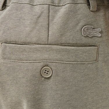  Erkek Tapered Fit Bej Bermuda Şort