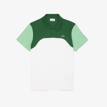  Lacoste Erkek Regular Fit Renk Bloklu Beyaz Polo