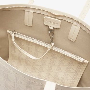  Lacoste Zely Kadın Monogram Bej Omuz Çantası