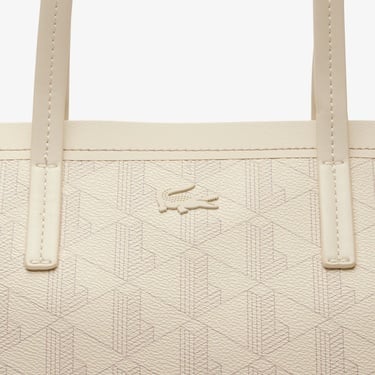  Lacoste Zely Kadın Monogram Bej Omuz Çantası