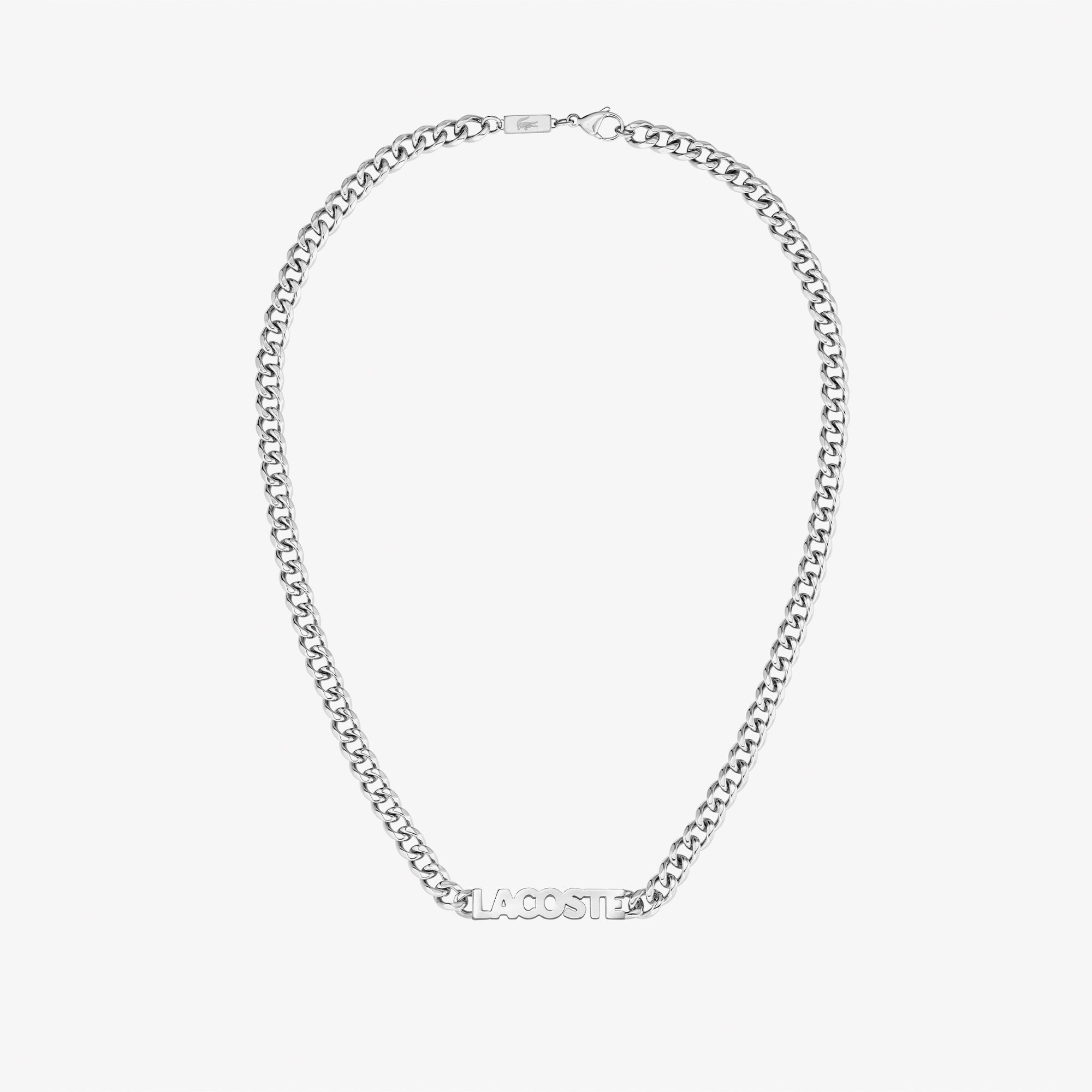  Lacoste Erkek Gri Kolye