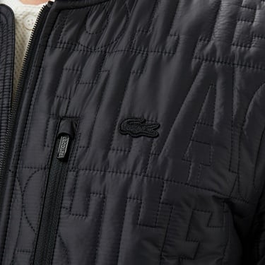  Erkek Regular Fit Dik Yaka Kapitone Siyah Mont