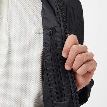  Erkek Regular Fit Dik Yaka Kapitone Siyah Mont