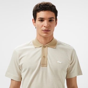  Lacoste Erkek Oversize Fit Beyaz Polo