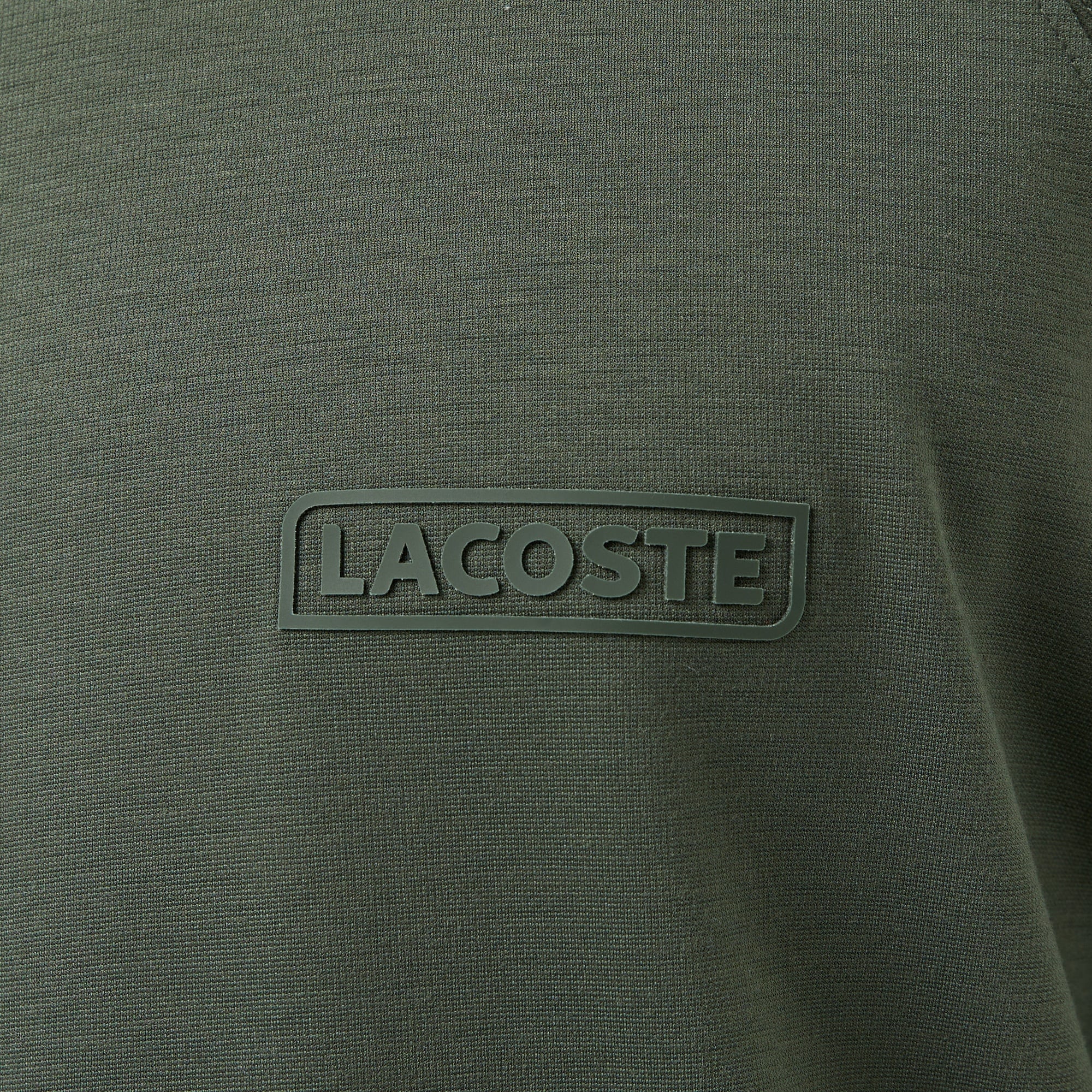 Lacoste Erkek Oversize Fit Bisiklet Yaka Koyu Yeşil T-Shirt