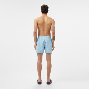  Erkek Regular Fit Açık Mavi Mayo