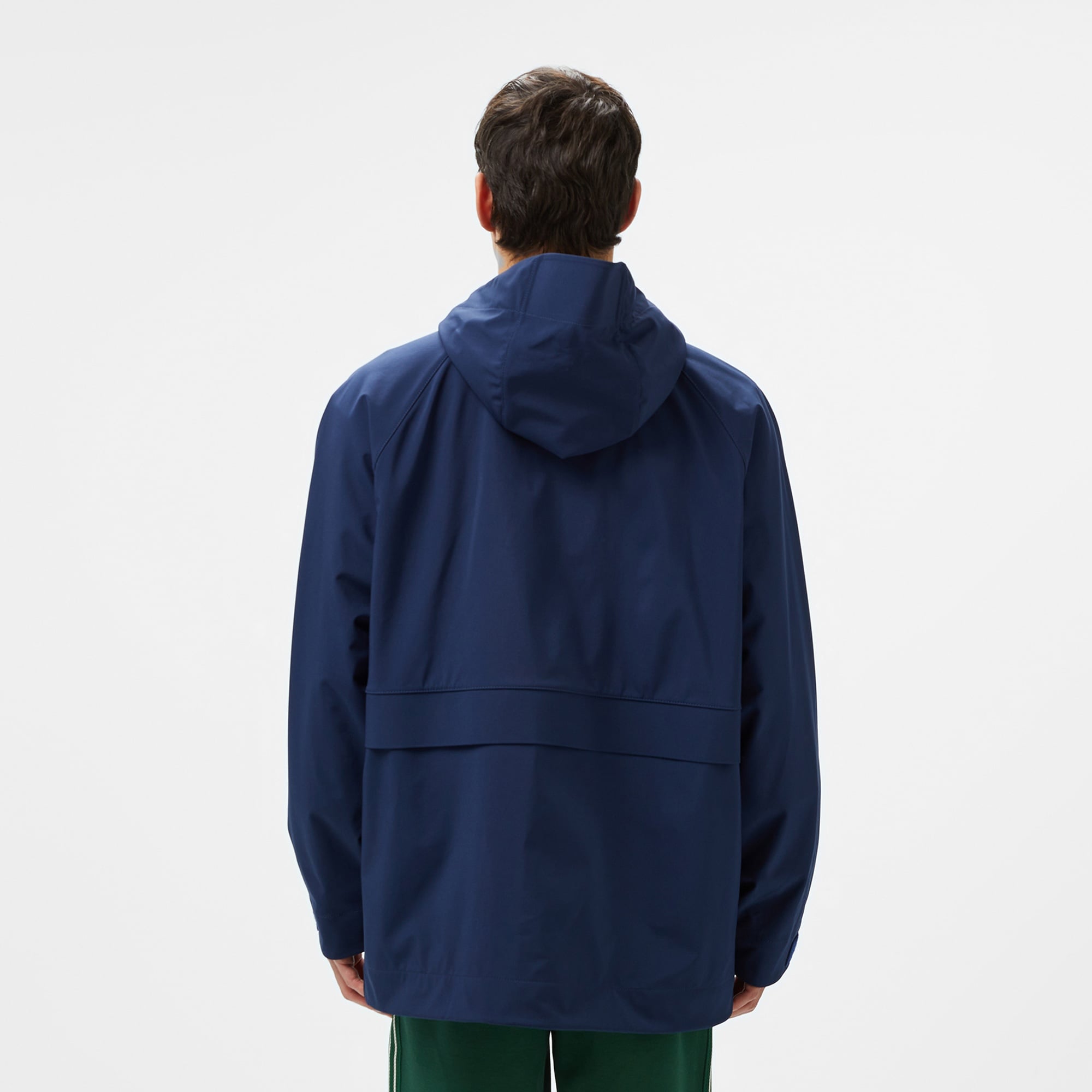 Erkek Regular Fit Kapüşonlu Lacivert Yağmurluk