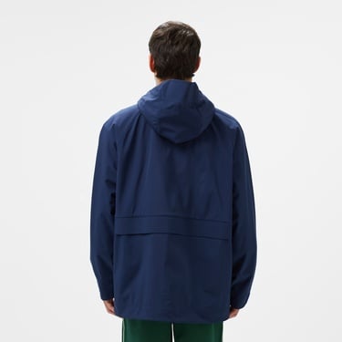  Erkek Regular Fit Kapüşonlu Lacivert Yağmurluk