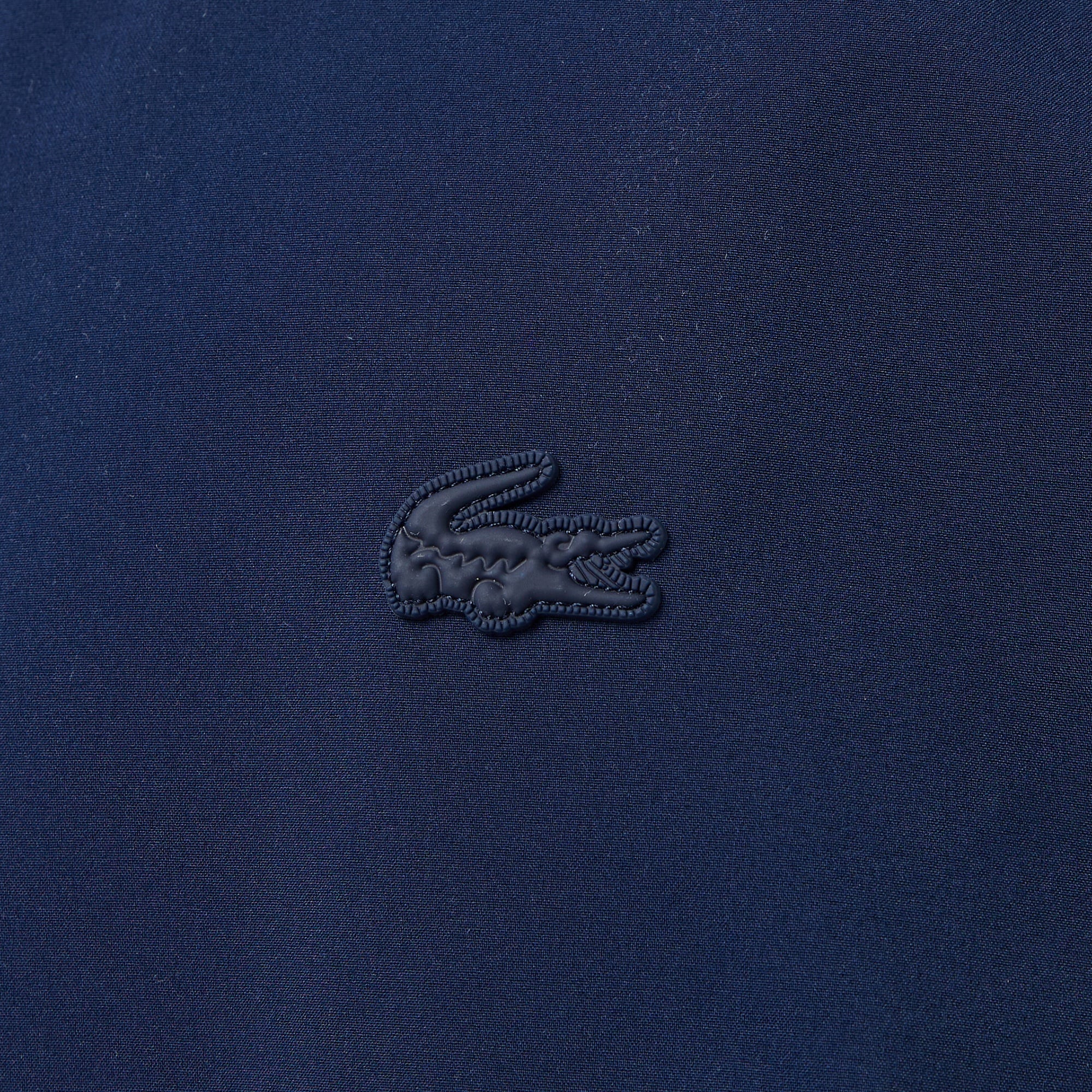 Erkek Regular Fit Kapüşonlu Lacivert Yağmurluk