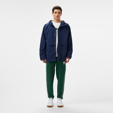  Erkek Regular Fit Kapüşonlu Lacivert Yağmurluk