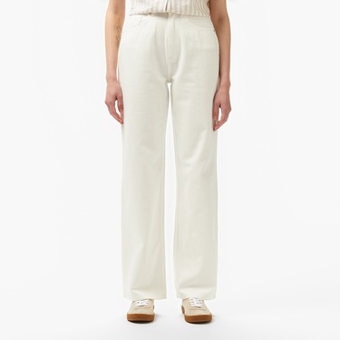  Kadın Beyaz Jean Pantolon