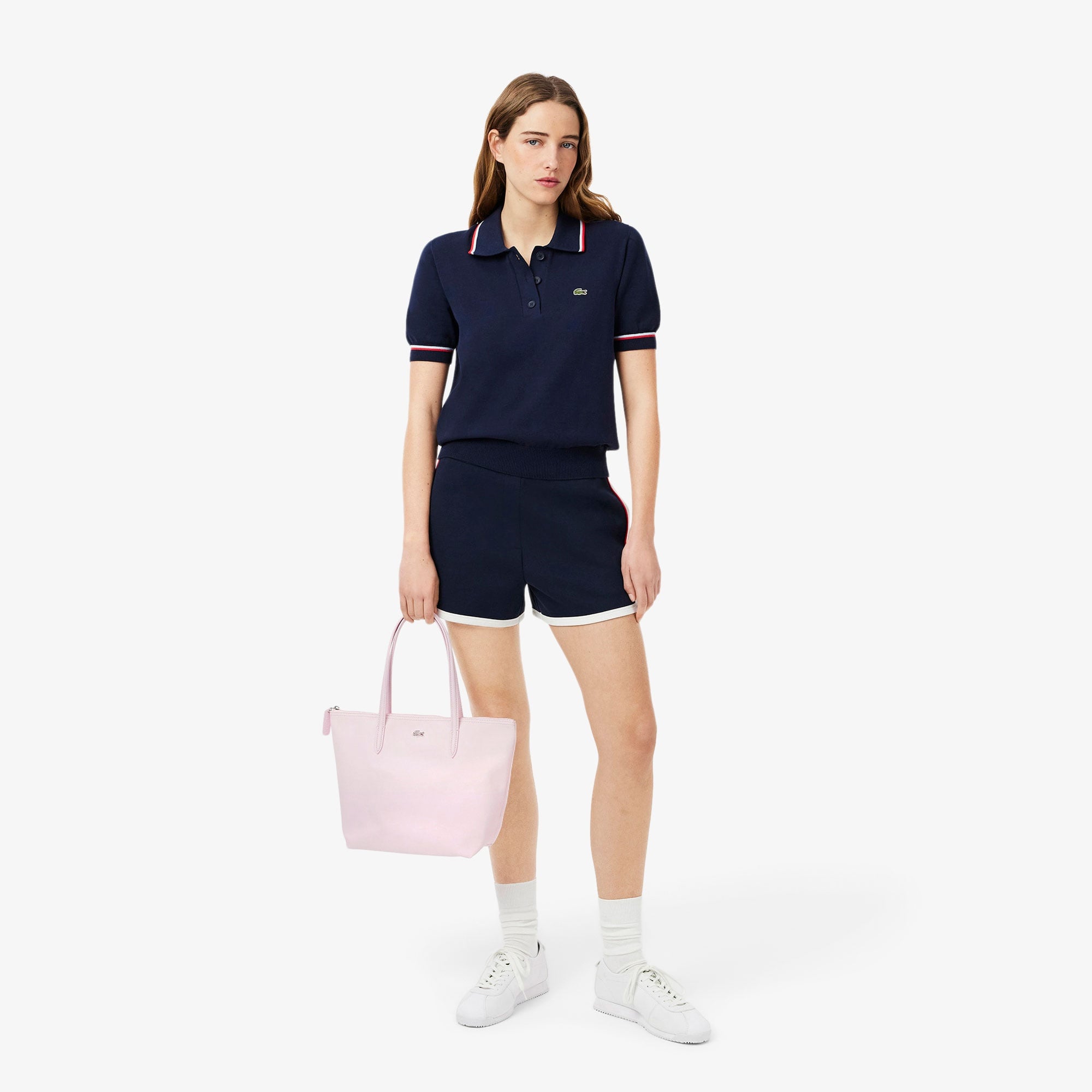 Lacoste Small L.12.12 Kadın Açık Pembe Omuz Çantası