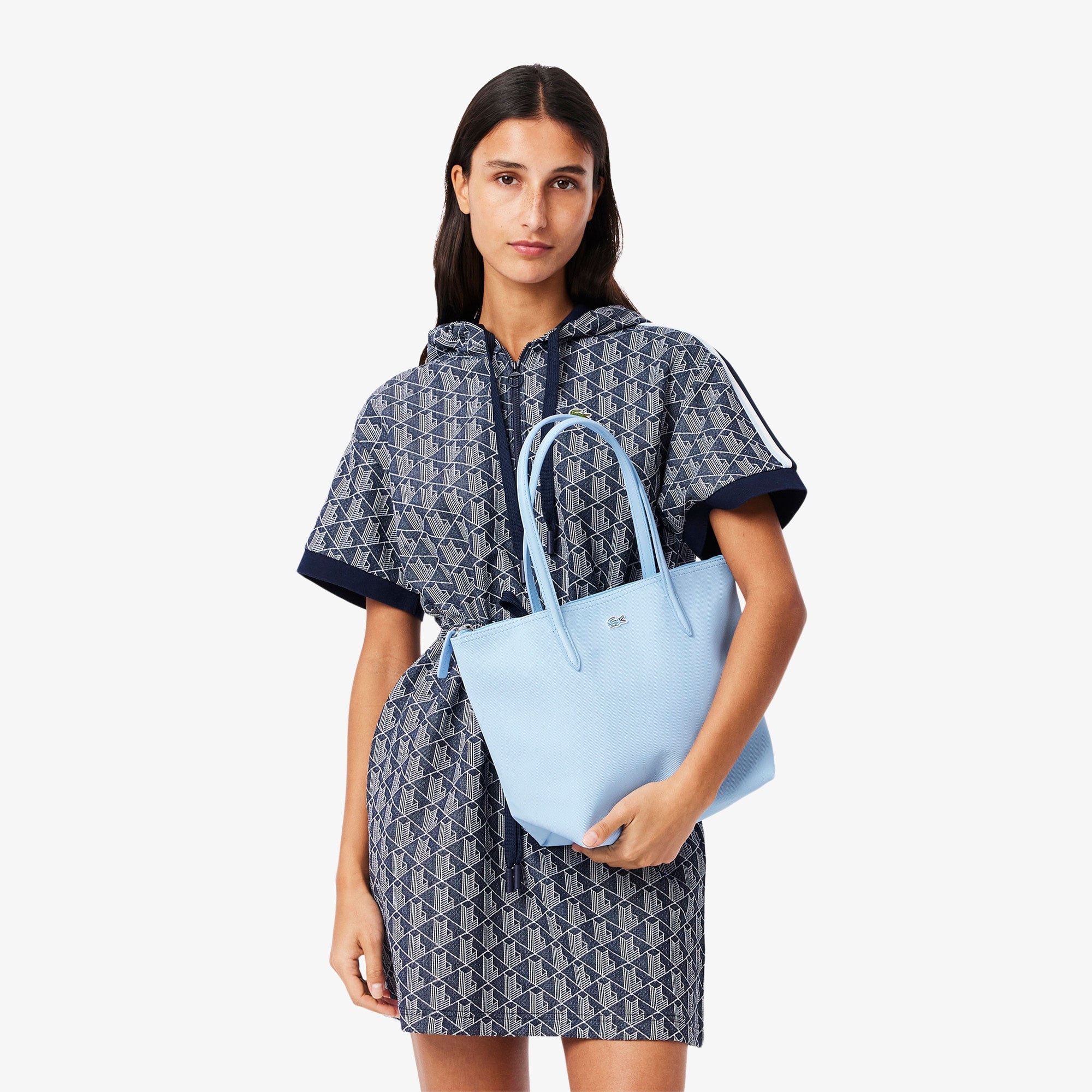 Lacoste Small L.12.12 Kadın Açık Mavi Omuz Çantası