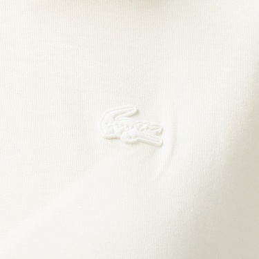  Lacoste Kadın Bisiklet Yaka Beyaz T-Shirt
