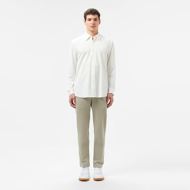  Lacoste Erkek Slim Fit Beyaz Gömlek