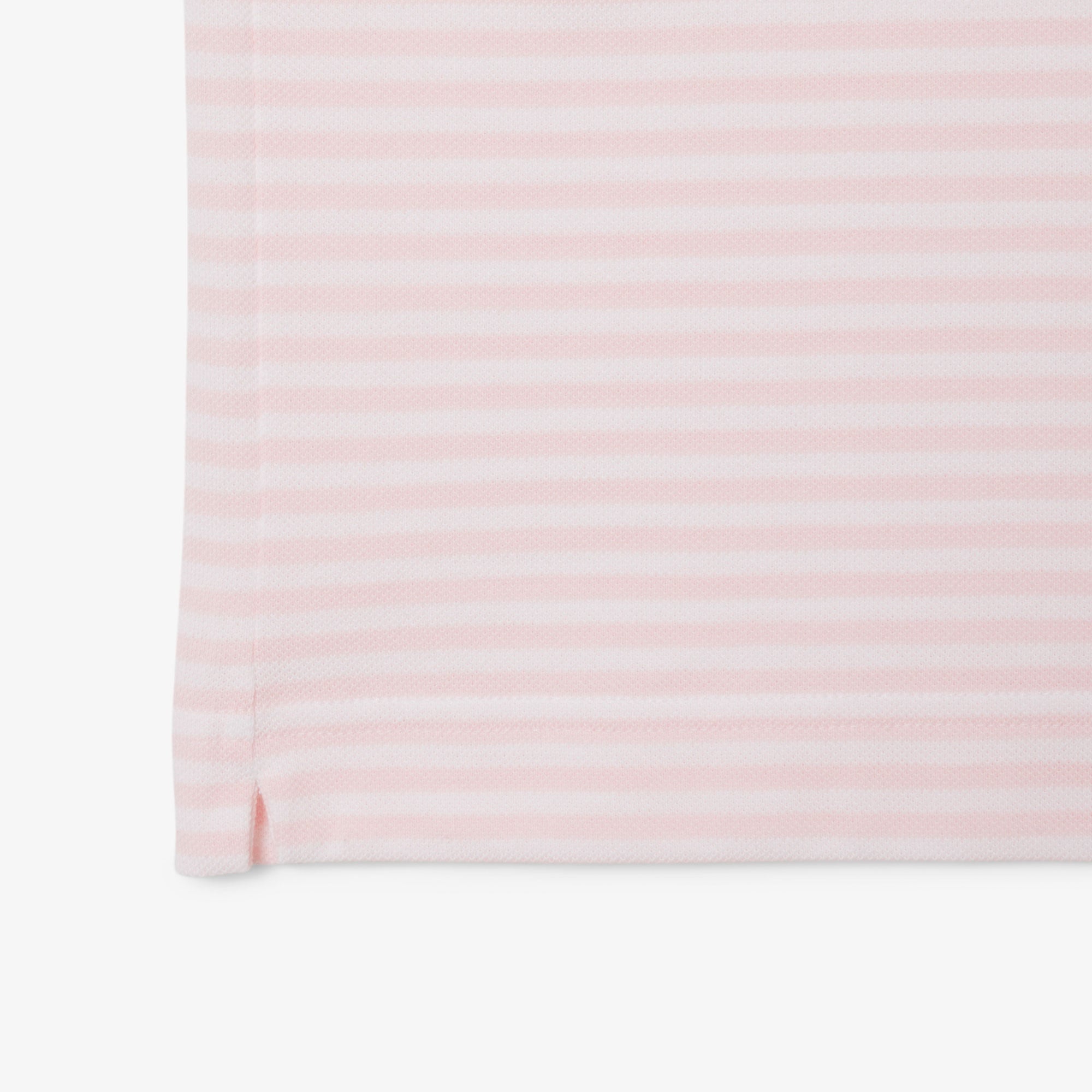 Lacoste L.12.12 Erkek Classic Fit Çizgili Pembe Polo