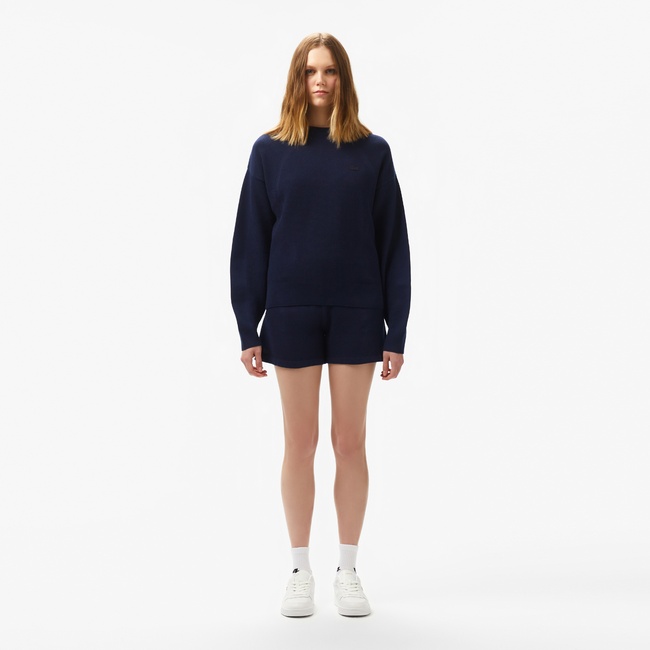  Kadın Relaxed Fit Lacivert Şort