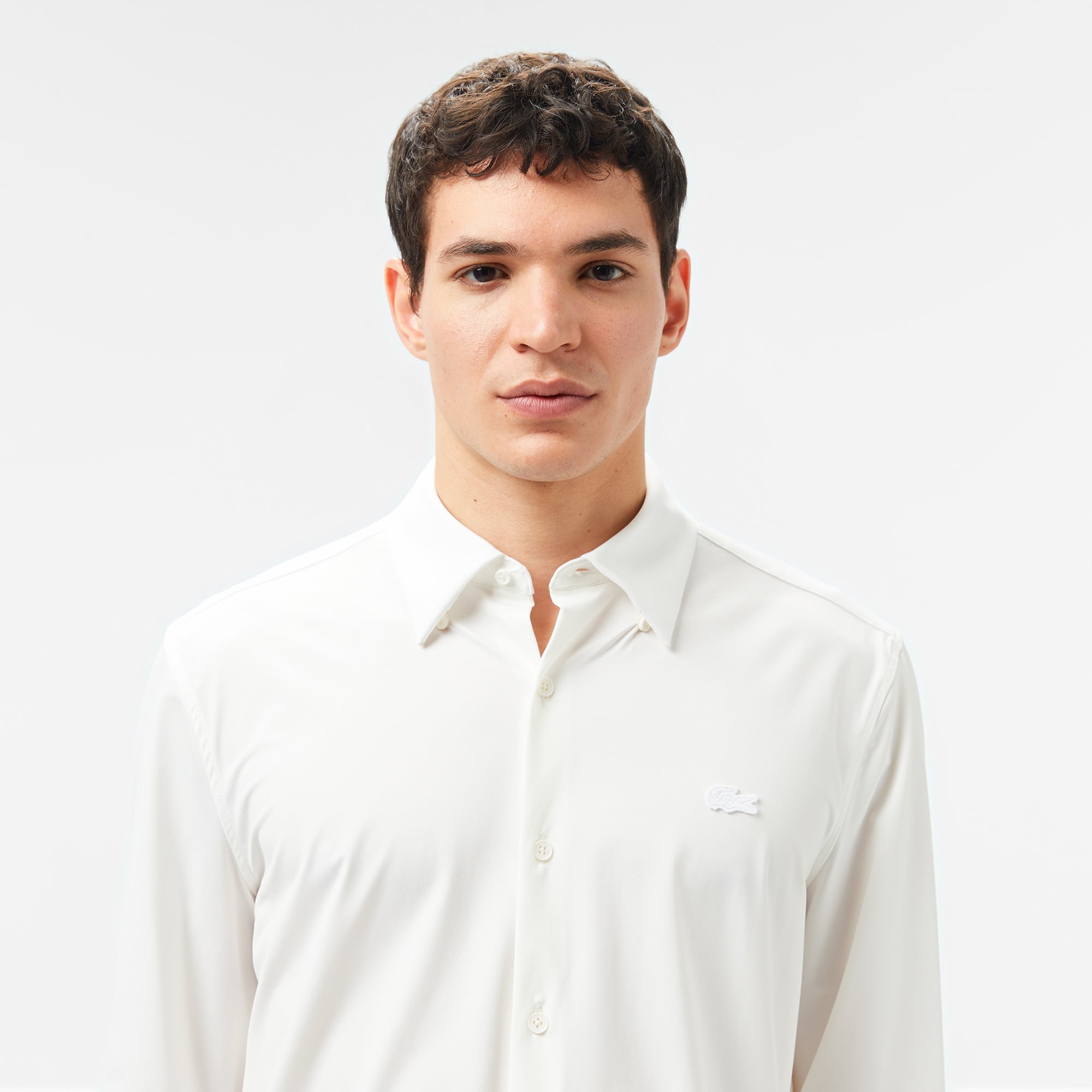Erkek Classic Fit Beyaz Gömlek