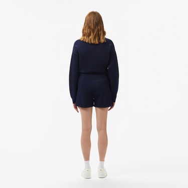  Kadın Relaxed Fit Lacivert Şort