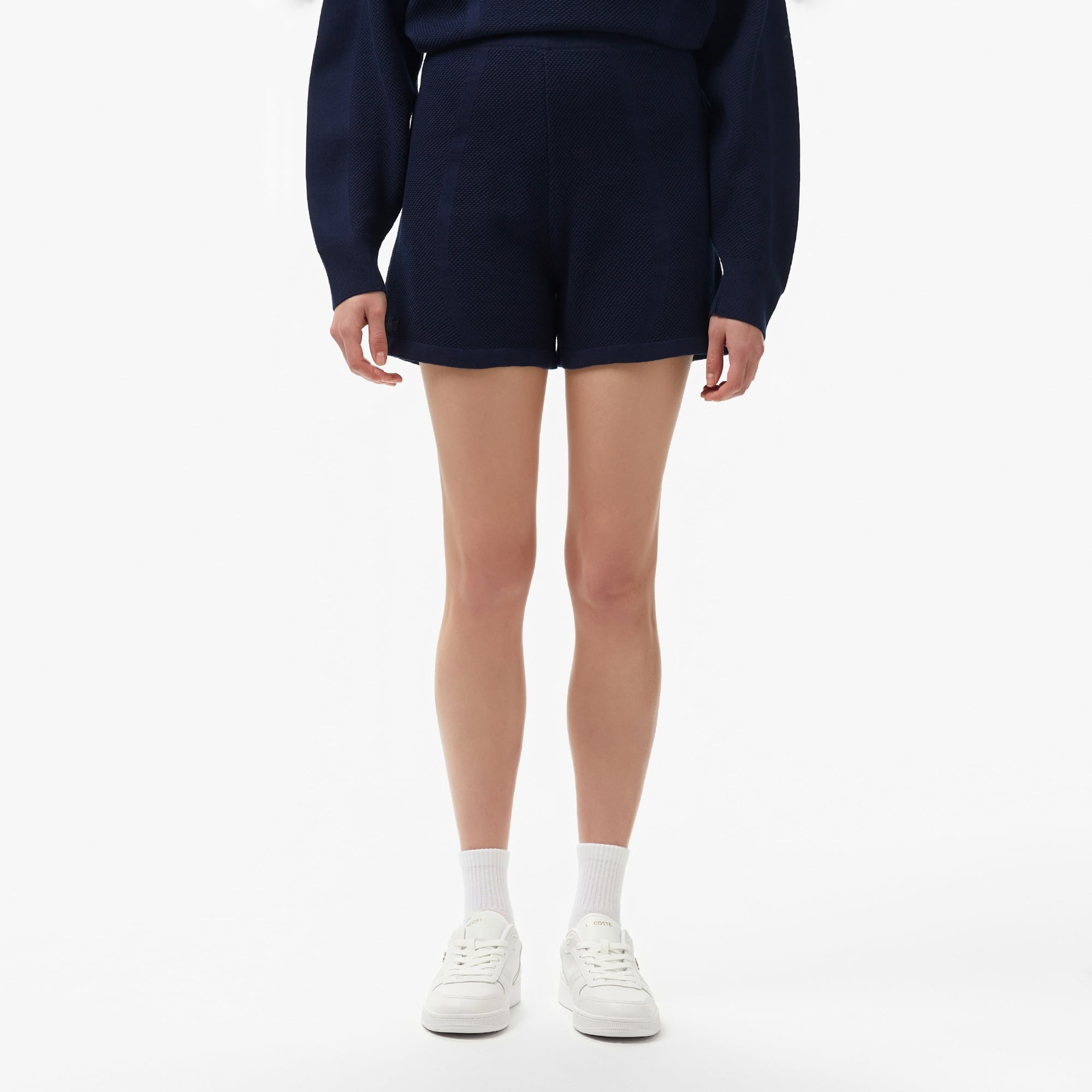 Lacoste Kadın Relaxed Fit Lacivert Şort