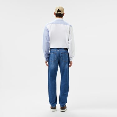  Lacoste Erkek Koyu Mavi Jean Pantolon