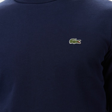  Lacoste Erkek Classic Fit Bisiklet Yaka Lacivert Sweatshirt