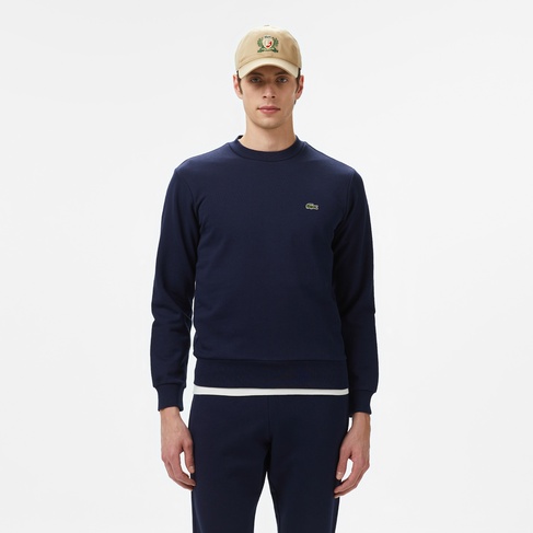  Lacoste Erkek Classic Fit Bisiklet Yaka Lacivert Sweatshirt