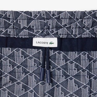  Lacoste Kadın Flare Fit Monogram Lacivert Eşofman Altı