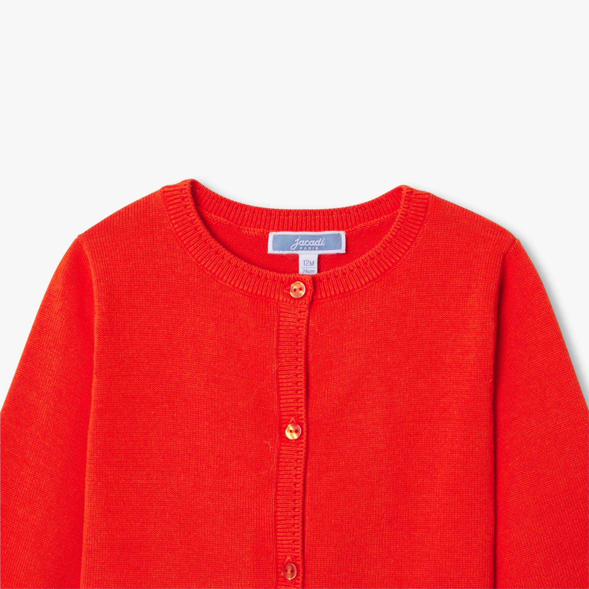 Jacadi Paris Kız Bebek Jarse Örgü Hırka