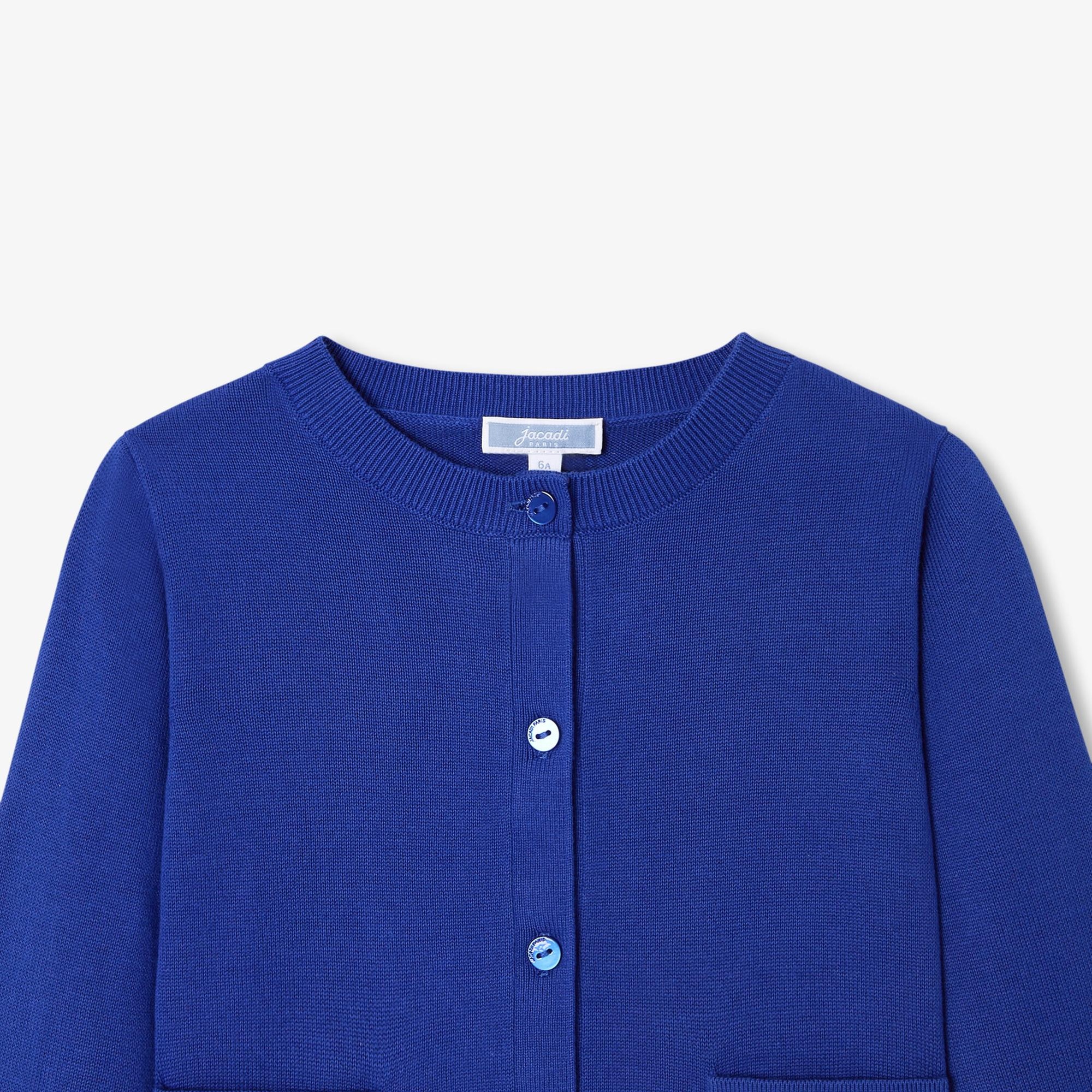 Jacadi Paris Kız Çocuk Organik Pamuklu Jarse Hırka