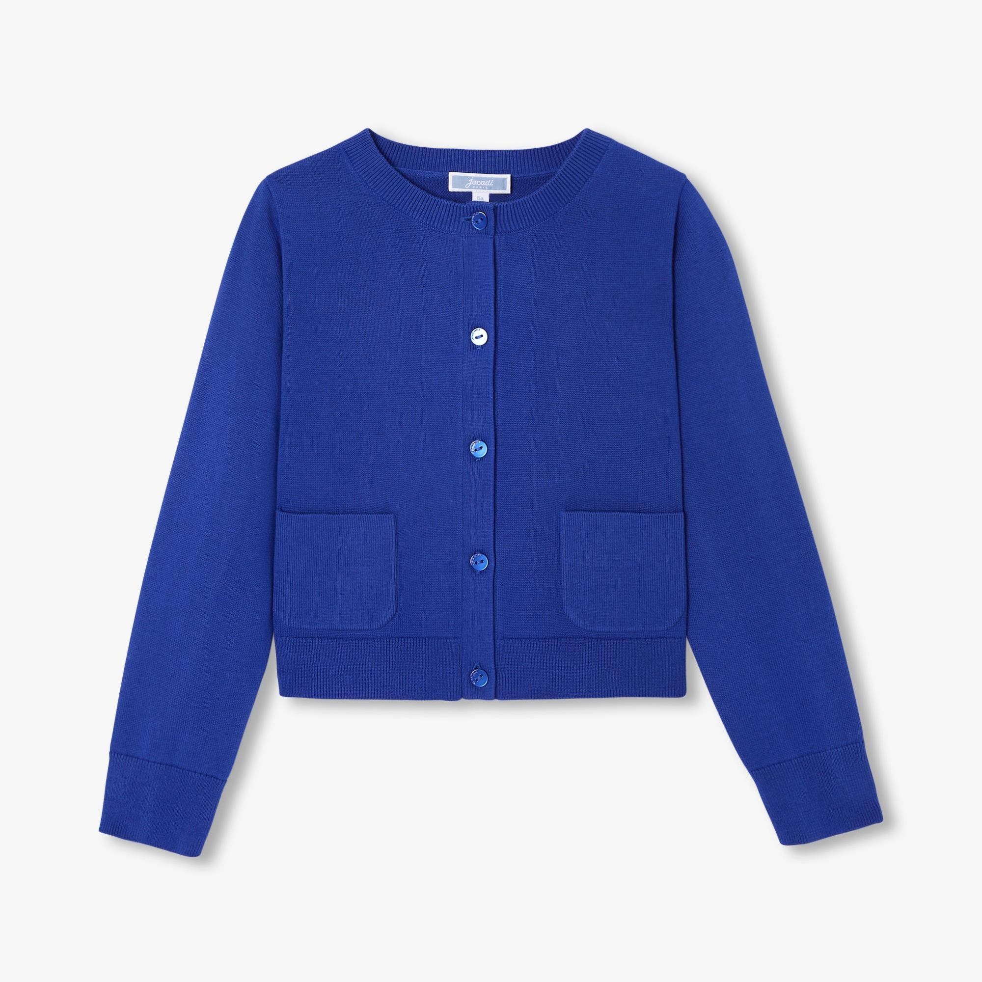 Jacadi Paris Kız Çocuk Organik Pamuklu Jarse Hırka