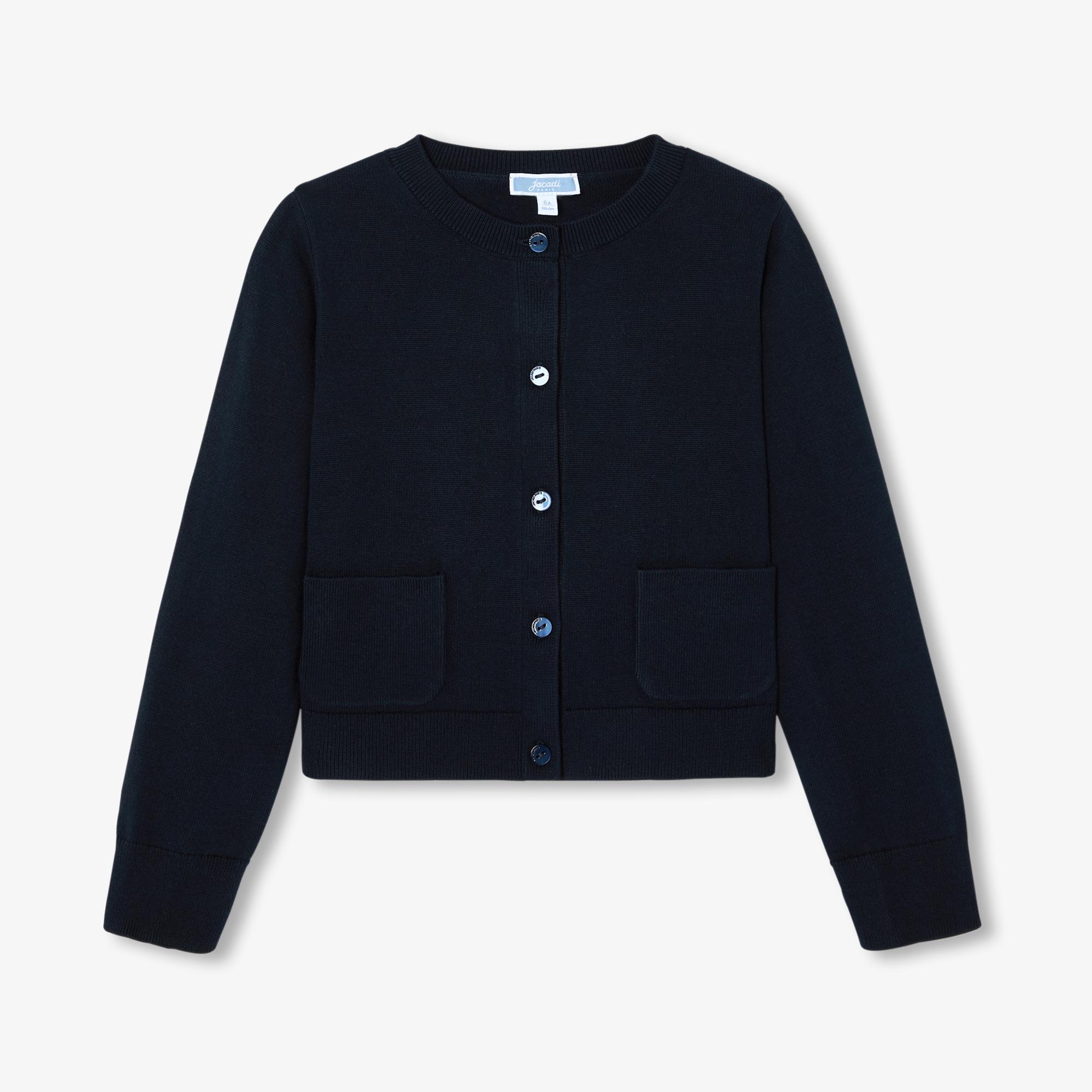  Jacadi Paris Kız Çocuk Organik Pamuklu Jarse Hırka