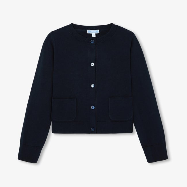  Jacadi Paris Kız Çocuk Organik Pamuklu Jarse Hırka