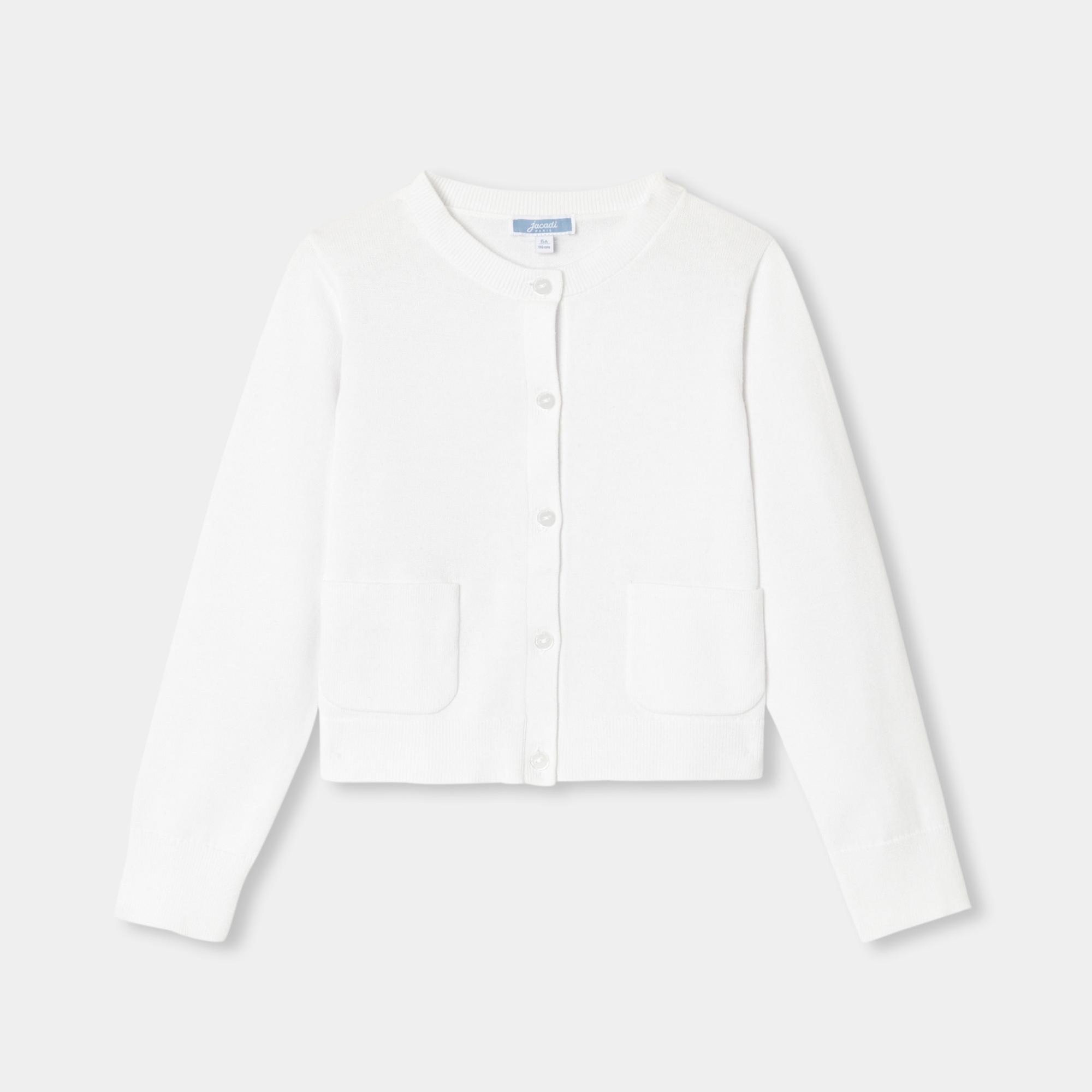 Jacadi Paris Kız Çocuk Organik Pamuklu Jarse Hırka