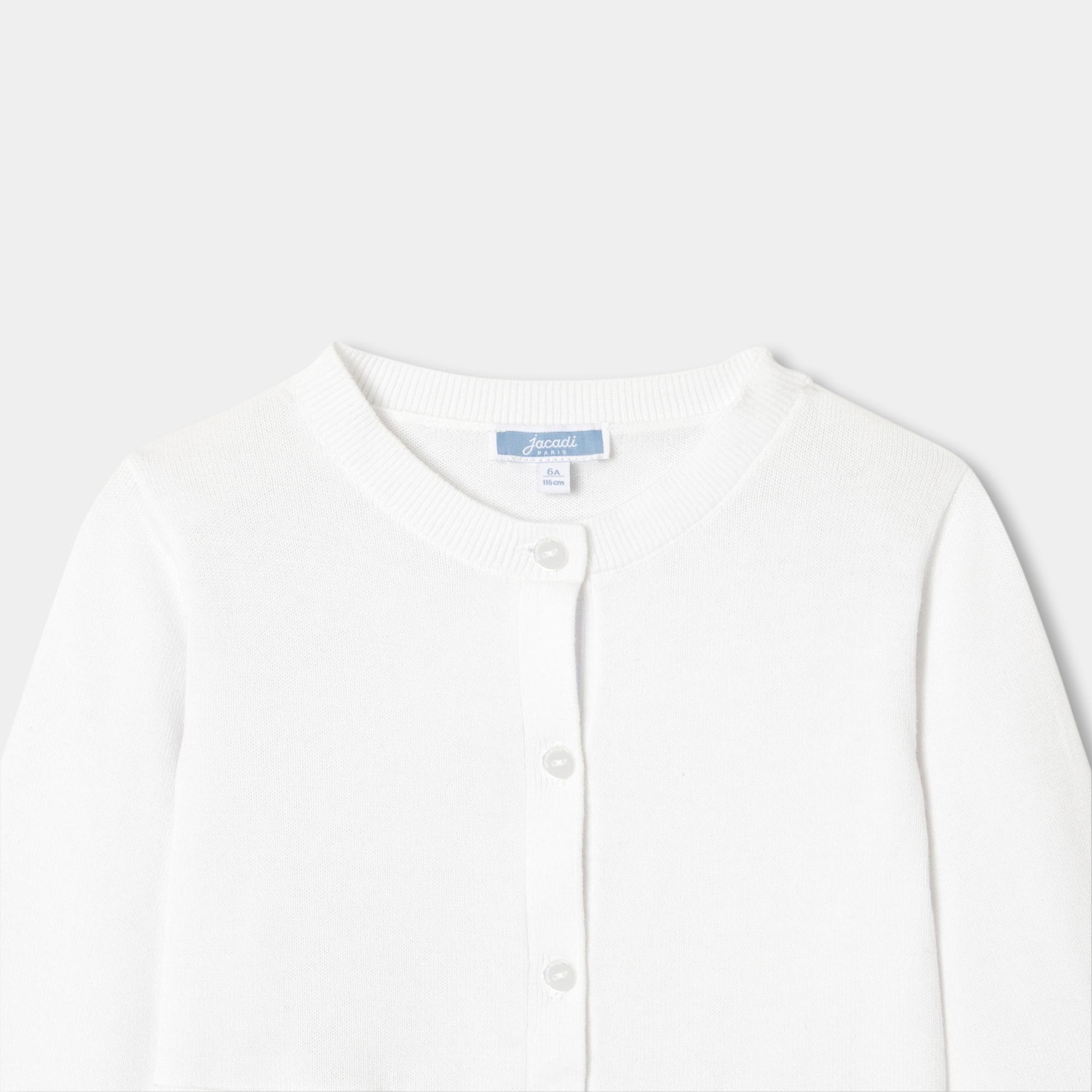 Jacadi Paris Kız Çocuk Organik Pamuklu Jarse Hırka