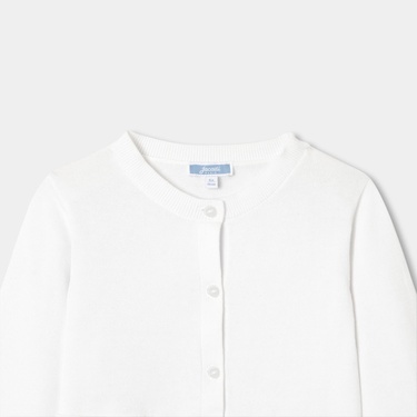  Jacadi Paris Kız Çocuk Organik Pamuklu Jarse Hırka