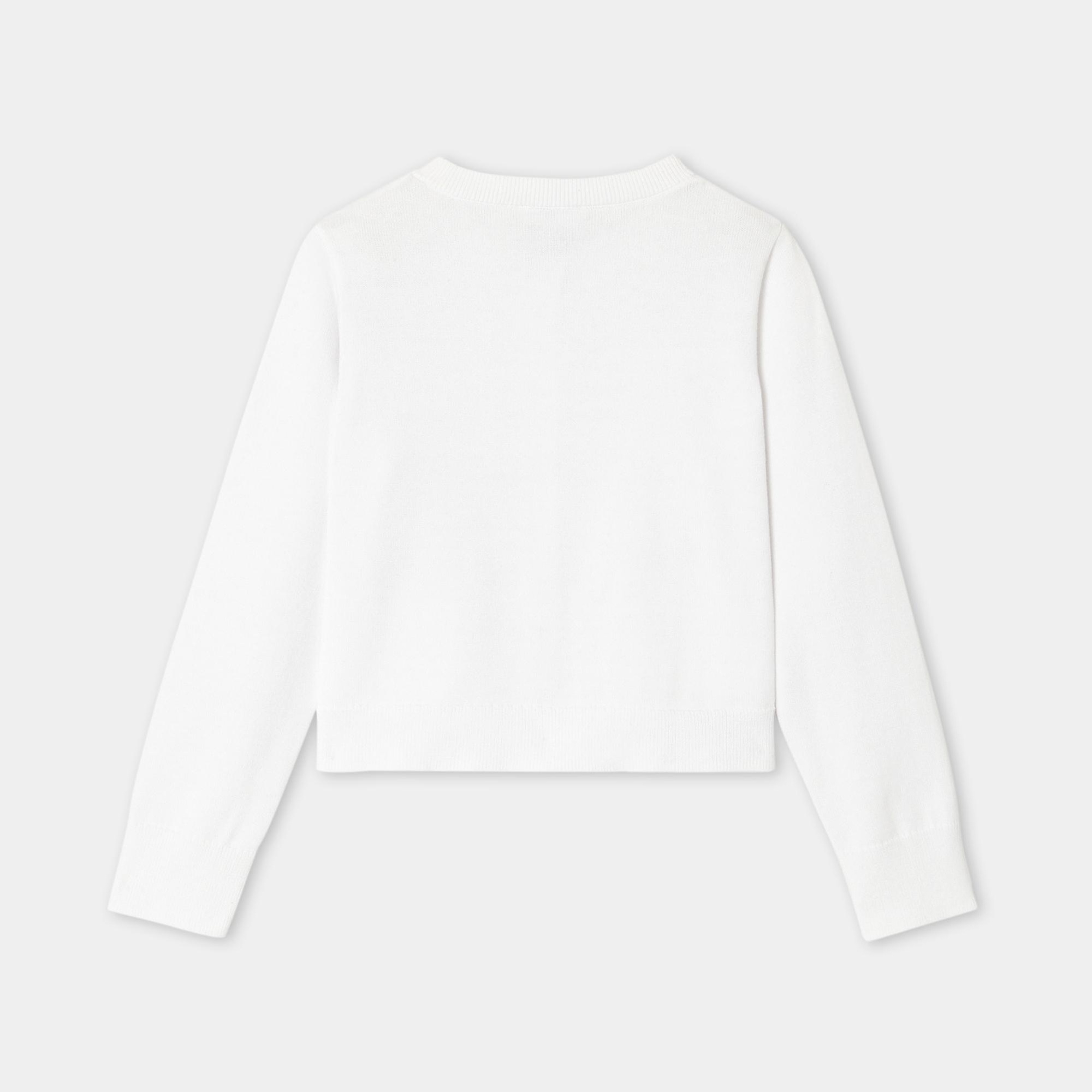 Jacadi Paris Kız Çocuk Organik Pamuklu Jarse Hırka