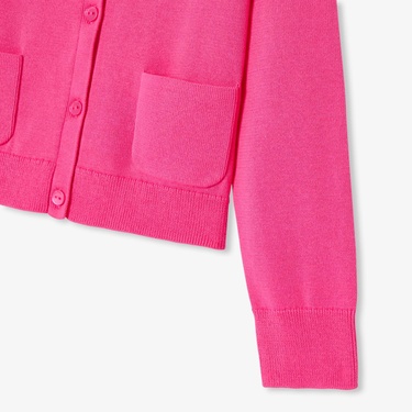  Jacadi Paris Kız Çocuk Organik Pamuklu Jarse Hırka