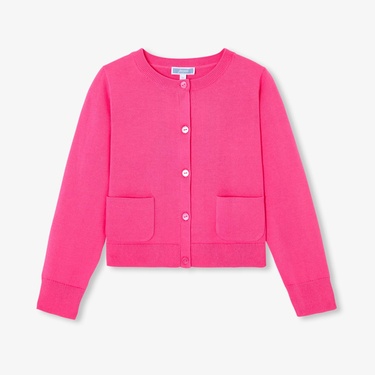  Jacadi Paris Kız Çocuk Organik Pamuklu Jarse Hırka