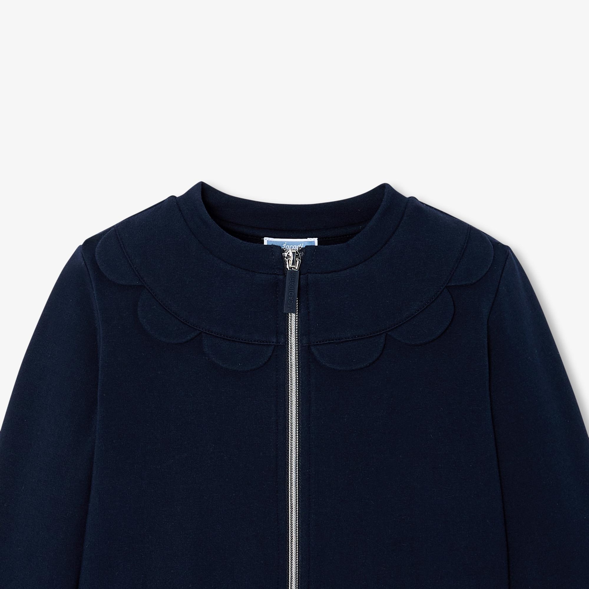 Jacadi Paris Kız Çocuk Fermuarlı Polar Hırka