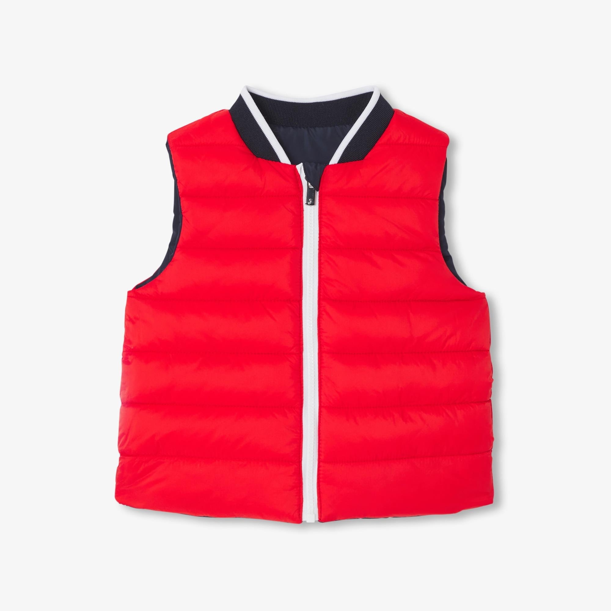 Erkek Bebek Çift Taraflı Dolgulu Yelek